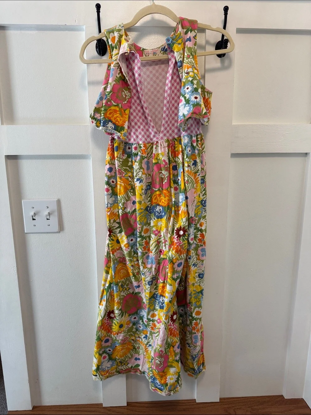 Matilda Jane Floral Maxi Dress in Yellow, Pink, and Green